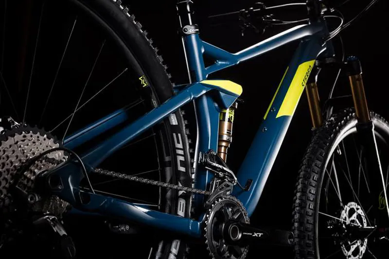 Cube Stereo 120 SL 29er Full Suspension Mountain Bike 2019 Blue-1